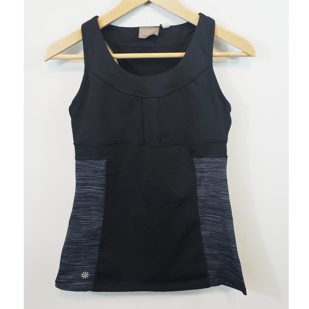 Athleta Black PR2 Racerback Tank Top